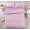 1.5 спальное однотонное постельное белье поплин розовое