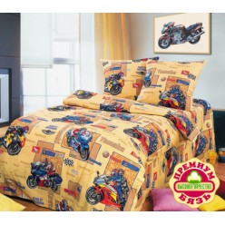 Детское постельное белье для мальчиков гонщики