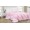 Плюшевый плед велсофт розовый с узорами 150x210