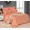 2 спальное постельное белье жаккард персиковое с орнаментом