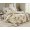 1.5 спальный комплект постельного белья сатин двусторонний бежевый c растительным рисунком