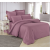 1.5 спальное постельное белье однотонное из сатина розовое