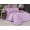 1.5 спальное постельное белье однотонное из сатина сиреневое с фиолетовым