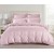 1.5 спальное постельное белье страйп сатин розовое в полоску