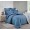  2 спальный комплект постельного белья темно-голубой 
