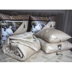 Под.Luxury Antistress Collection Swans Down (капучино) 50х70