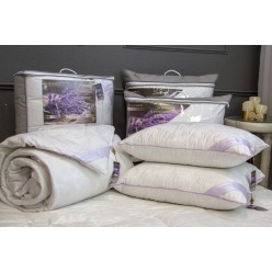 Стеганое пушистое одеяло Luxury Hotel Collection Lavender 200х220