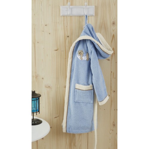 SEVIL (голубой) Халат Дет. 4-5 года