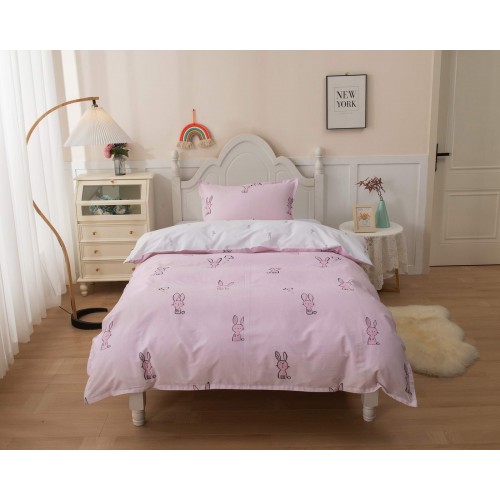 Зайчонок (розовый) КПБ детский Зайчонок (розовый) КПБ детский