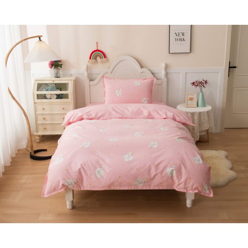 Лебедушка (персик) КПБ детский