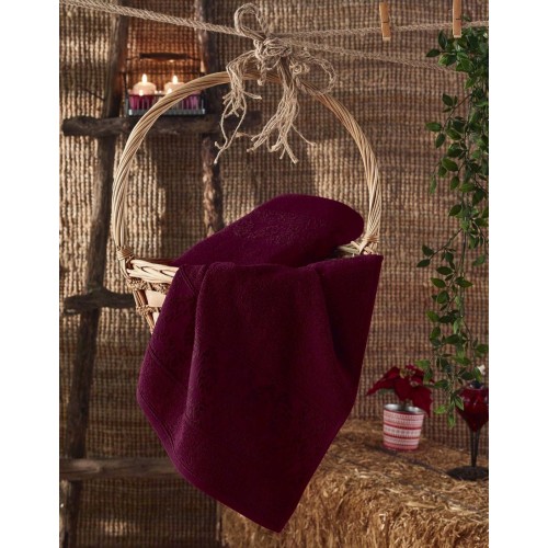 GARLET (бордо) 50х90 Полотенце Махровое
