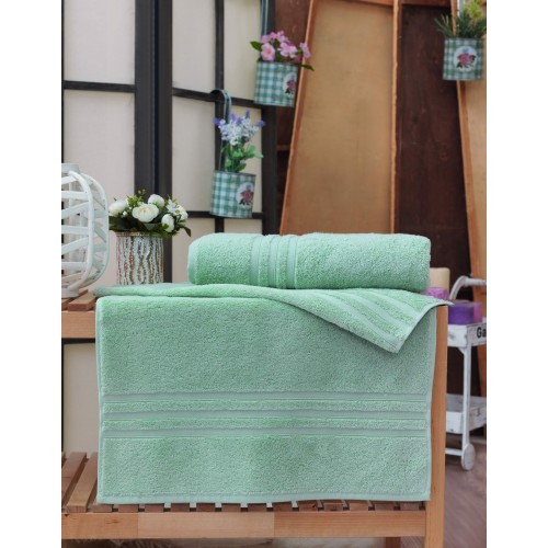 SILA (св.зел) Полотенца Махровое 50х90