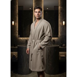 Дориан (бежевый) 2XL-3XL Мужской Халат