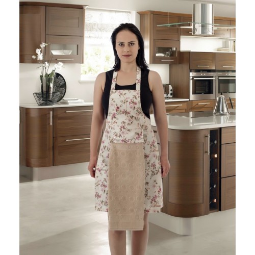 Фартук Кух. (беж) с салфеткой 30х50