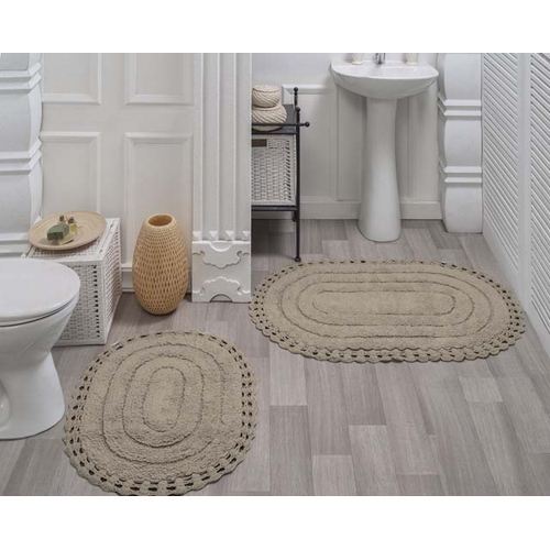 YANA (капучино) Коврик для ванной кружевной 60х100