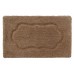 Пушистый махровый коврик для ванной Alice (капучино) 60х100