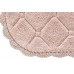 Brianna (пудра) Коврик для ванной кружевной 60х100