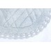 RACHEL (голубой) Коврик для ванной кружевной 50х70