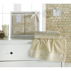 FLORI (беж) 50x90-70х140 Комп. полотенец