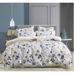 Норвуд (синий) КПБ сатин 7Е