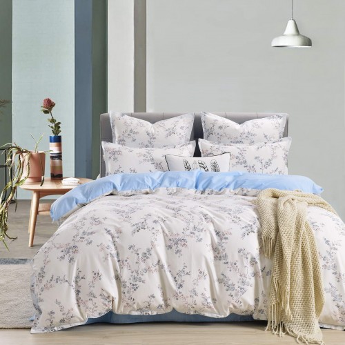 Эйва (голубая) КПБ сатин Евро 4н