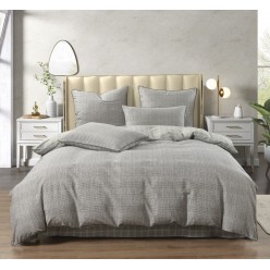 Акела (серый) КПБ сатин Евро 4н