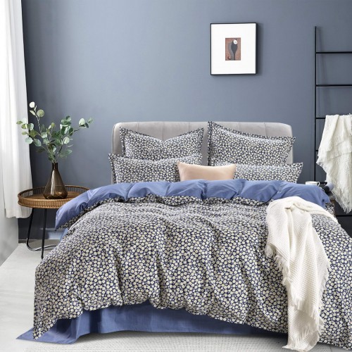 Дарьяна (голубая) КПБ сатин Евро 4н Дарьяна (голубая) КПБ сатин Евро 4н