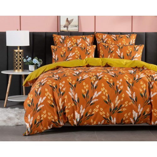 Фрида (оранж) КПБ сатин 7Е