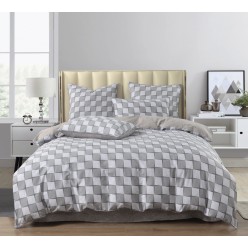 Банифаций (серый) КПБ сатин 7Е Банифаций (серый) КПБ сатин 7Е