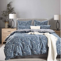 Элла (синяя) КПБ сатин 7Е