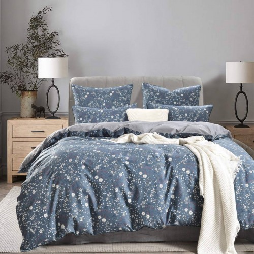 Элла (синяя) КПБ сатин 7Е