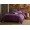 Семейный комплект постельного белья софткоттон однотонный фиолетовый